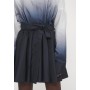 SUPER OVERSIZED FLARED DRESS - Shirt dress - true navy ombre