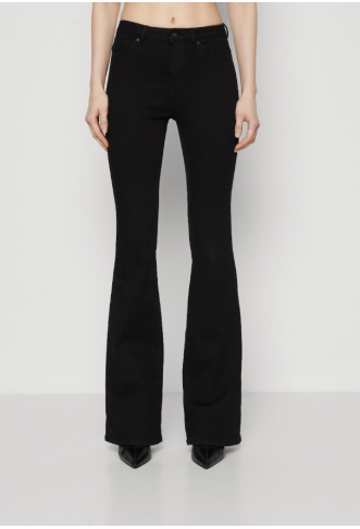 ONLY Tall ONLROSE RETRO - Flared Jeans - washed black