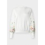 ONLBROOKE FLOWER - Sweatshirt - cloud dancer