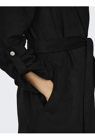 ONLY Women's Onldiane Faux Suede Belt Jacket