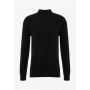 MEN MOCK NECK SWEATER - Jumper - black