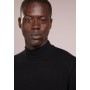 MEN MOCK NECK SWEATER - Jumper - black