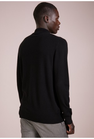 MEN MOCK NECK SWEATER - Jumper - black
