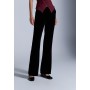 VELVET TROUSERS - Trousers - black