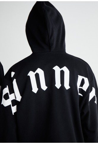 JORREBELLION CROPPED HOOD UNISEX - Hoodie - black