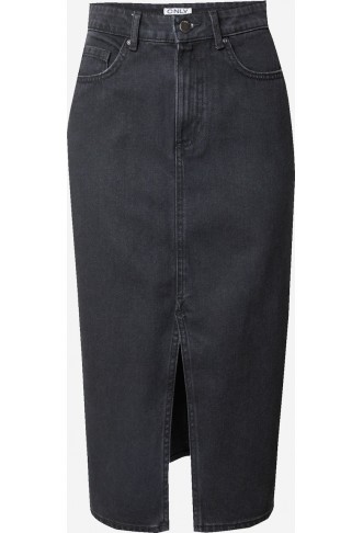 ONLY Skirt 'ONLBianca' in Black Denim