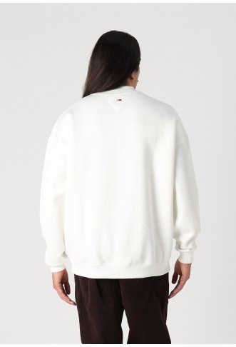 MOCK NECK - Sweatshirt - bright white