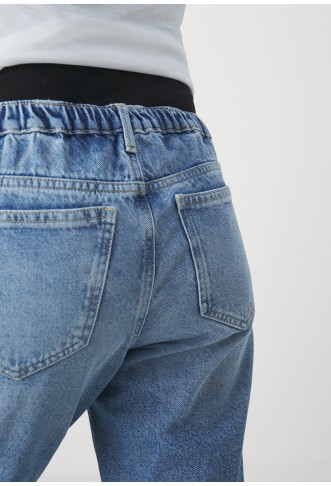 Mom Jeans - blue denim