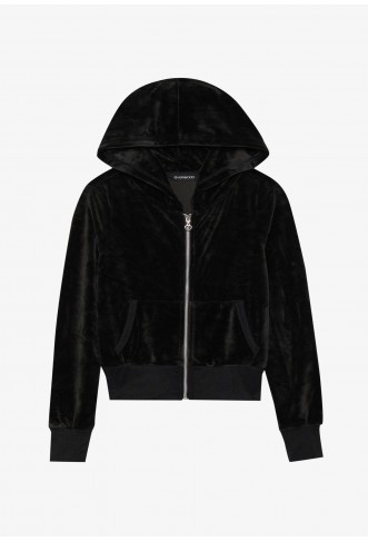 Zip-up sweatshirt - black