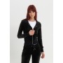 Zip-up sweatshirt - black
