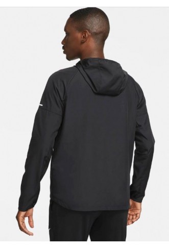 Nike Repel Miler Black Running Hooded Jacket For Men