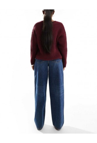 Miss Selfridge baggy jean in indigo wash