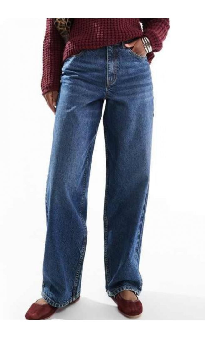 Miss Selfridge baggy jean in indigo wash