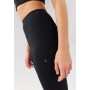 ESSENTIAL HIGH RISE FLARED - Leggings - black