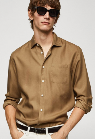 Mango Man Mens Long Sleeve...