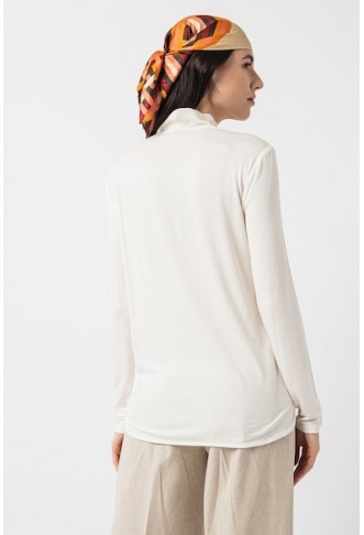 Cronaca bow blouse