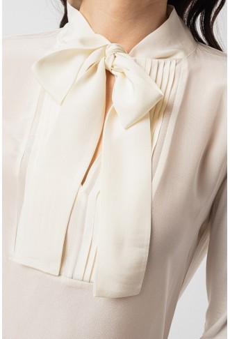 Cronaca bow blouse
