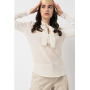Cronaca bow blouse