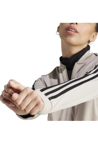 Adidas Women's Tracksuit Essentials 3-Stripes Beige