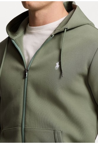 FULL ZIP HOODIE - Sweat jacket - cargo green