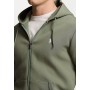 FULL ZIP HOODIE - Sweat jacket - cargo green