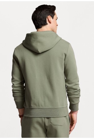 FULL ZIP HOODIE - Sweat jacket - cargo green