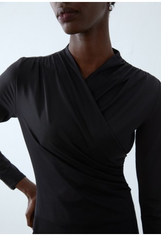 Jersey dress - black