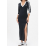 ADIDAS ORIGINALS adicolor Classics 3-Stripes Women's Black Maxi Dress