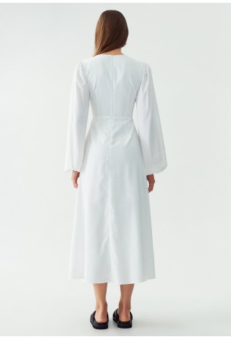 BECKAH MIDI - Day dress - white