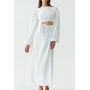BECKAH MIDI - Day dress - white
