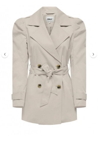 ONLY TRENCHCOAT PUFF SLEEVE...