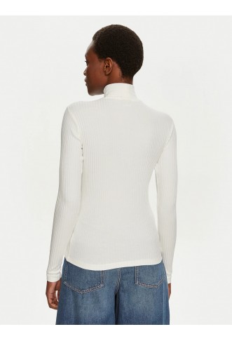 Turtleneck Driza_3 50521325 Ecru Slim Fit