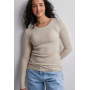 SLFANNA LS CREW NECK TEE S NOOS