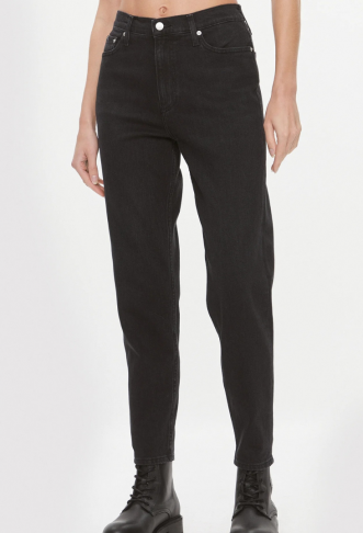 J20J221659 Black Mom Fit Jeans