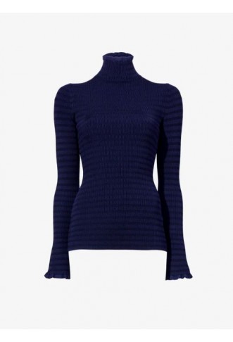Phyllis Turtleneck in Geo Knits