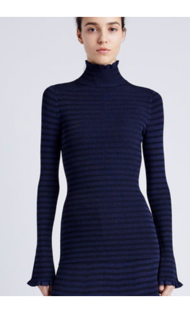 Phyllis Turtleneck in Geo Knits