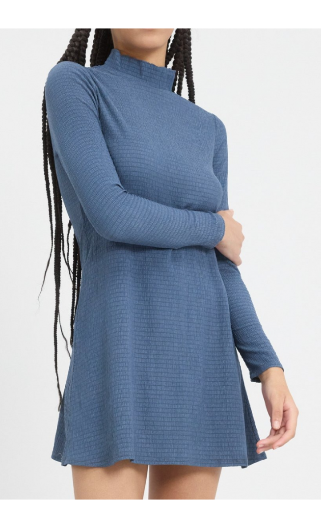 Jersey dress - denim