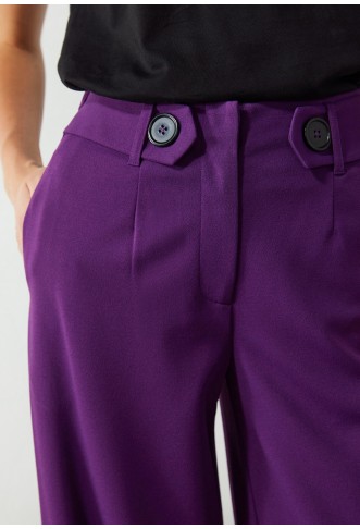 Trousers - dark purple