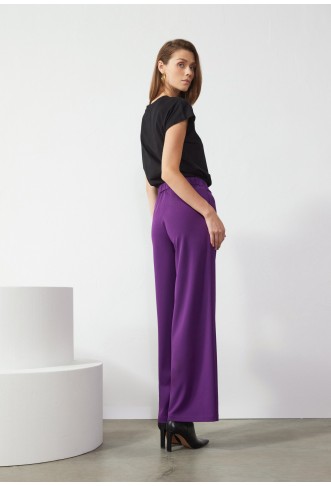 Trousers - dark purple