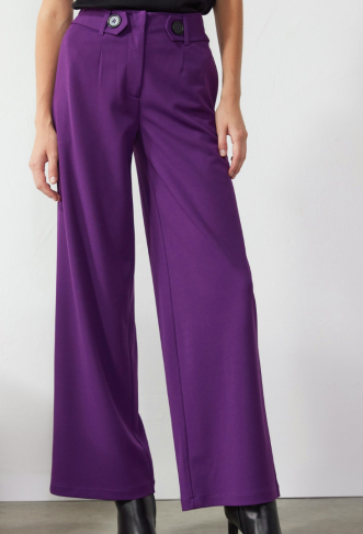 Trousers - dark purple