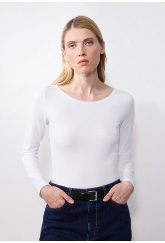 Long sleeved top - white