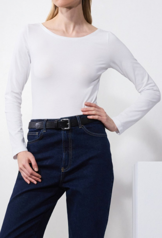 Long sleeved top - white
