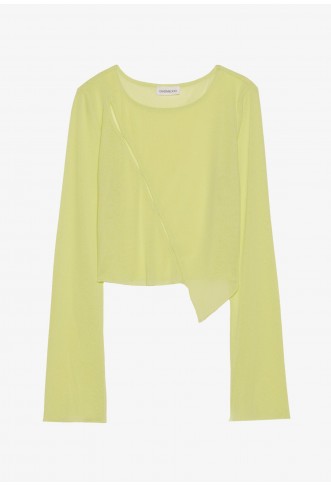 Long sleeved top - light yellow