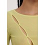 Long sleeved top - light yellow