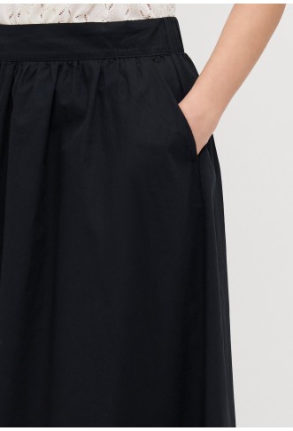 VMCHARLOTTE ANKLE SKIRT - Maxi skirt - black