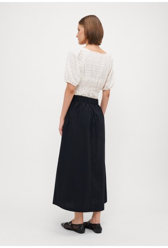 VMCHARLOTTE ANKLE SKIRT - Maxi skirt - black