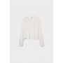 Embroidered flowing blouse