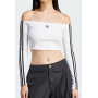 Adicolor Off Shoulder Long Sleeve Tee