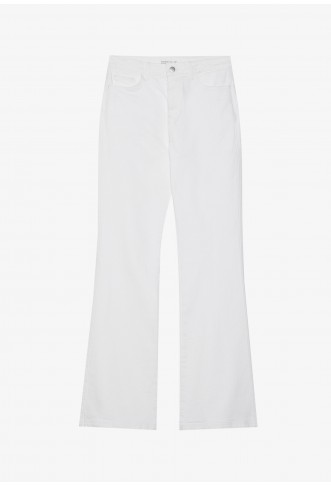 Flared Jeans - white denim