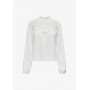 ONLMETTE FRONT - Blouse - cloud dancer